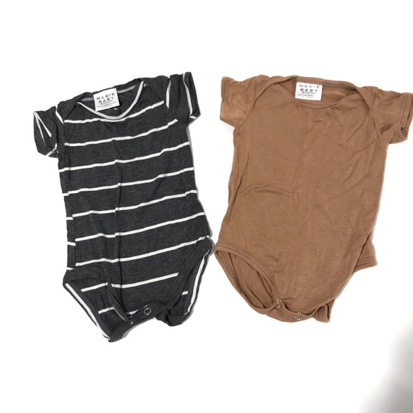 rust colored baby onesie